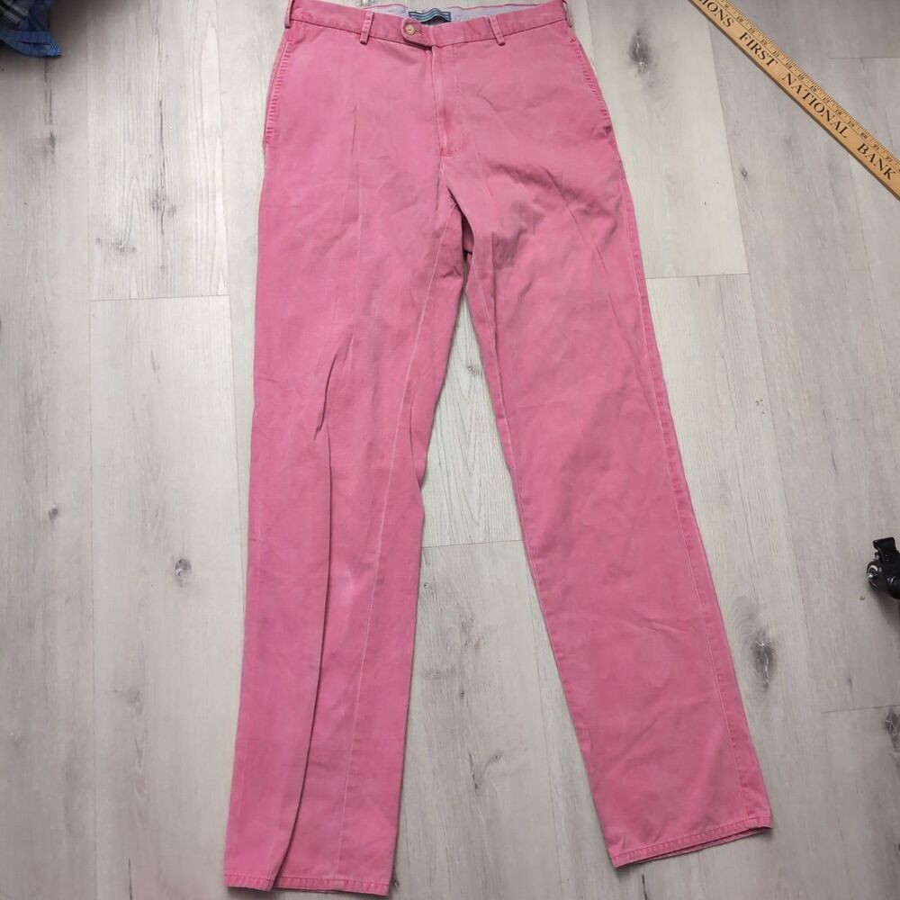 Peter Millar Pants Mena Size 32 Pink Pima Cotton Peter Millar Pants Mens